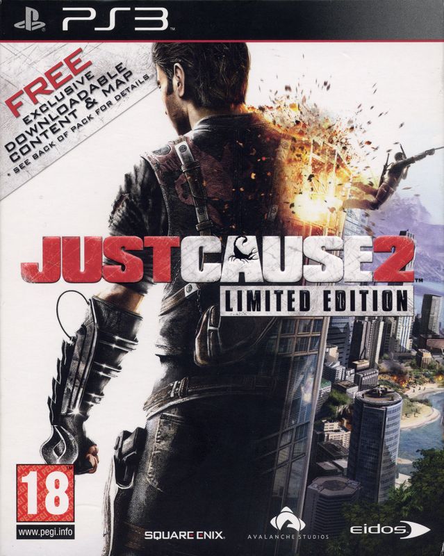 Just Cause 2 box art for Playstation 3